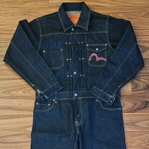 XL Rare Evisu Heritage Daicock Coverall/Boileruit